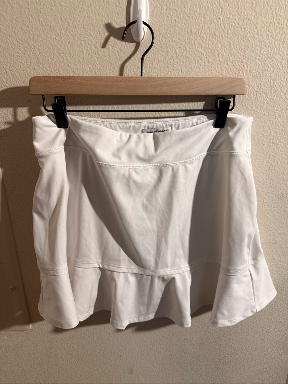 Tommy Bahama Golf White Performance Ruffle Skort Skirt Shorts Women’s L